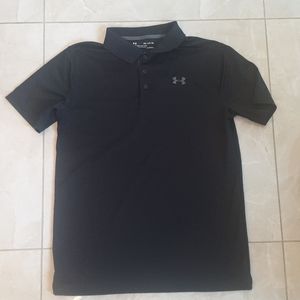 Classic Black Under Armour Polo Shirt